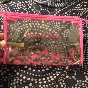 Kate Spade Bits & Bobs clear make-up bag